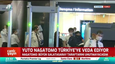Yuto Nagatomo Türkiye'ye böyle veda etti