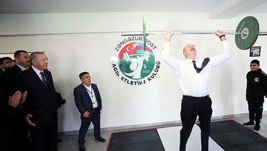Halil Mutlu'dan İlham Aliyev'in halter kaldırmasına yorum! "Çok korktum"