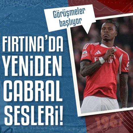Trabzonspor’da yeniden gündem Sidny Lopes Cabral!