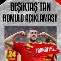 Beşiktaş'tan Romulo açıklaması!