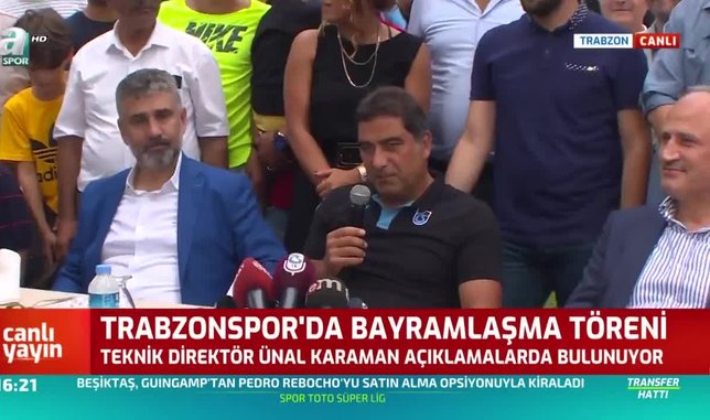 Trabzonspor Teknik Direktörü Ünal Karaman'dan duygulandıran şiir