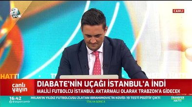 Trabzonspor'un yeni yıldızı Fousseni Diabate'nin uçağı İstanbul'a indi
