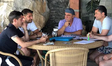 Fatih Terim ekibi ile buluştu