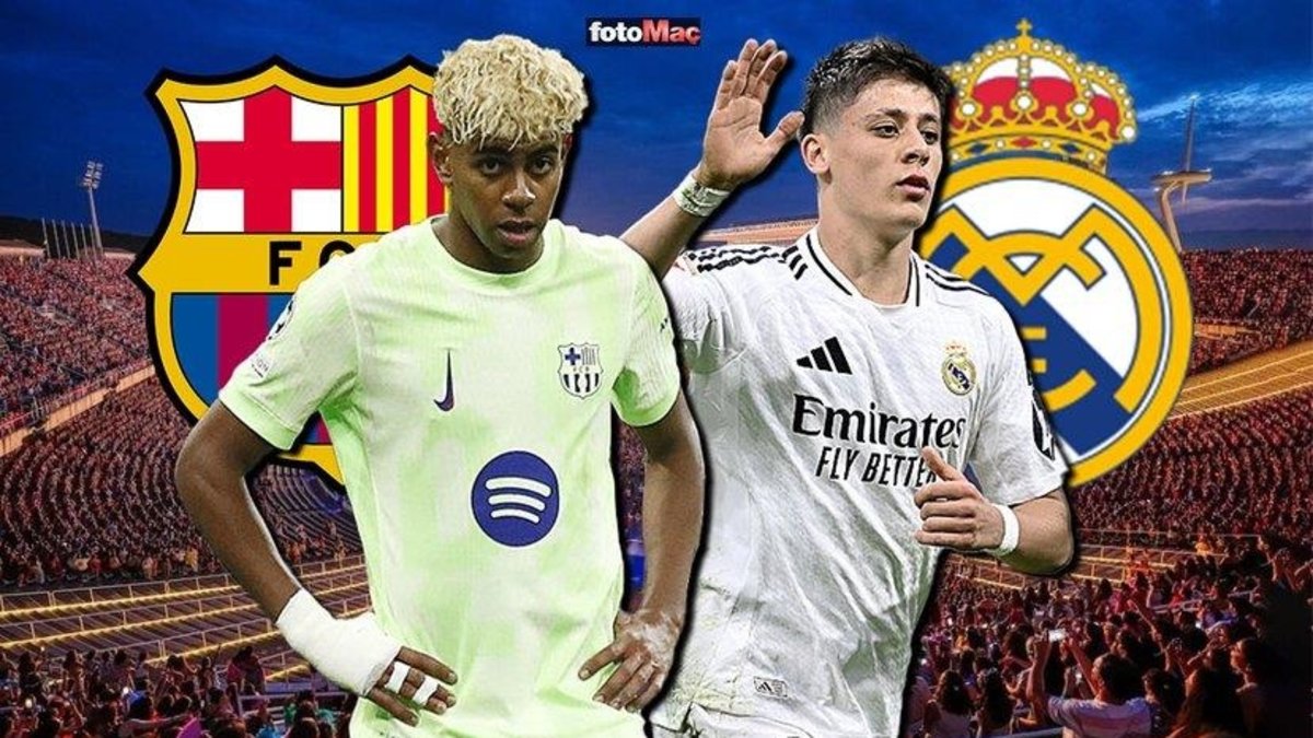 Barcelona-Real Madrid El Clasico maçı CANLI (Arda Güler ilk 11'de)
