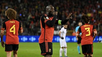 Lukaku şov yaptı Belçika kazandı!