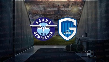 ADANA DEMİRSPOR GENK CANLI İZLE | Adana Demirspor - Genk maçı ne zaman, saat kaçta, hangi kanalda?