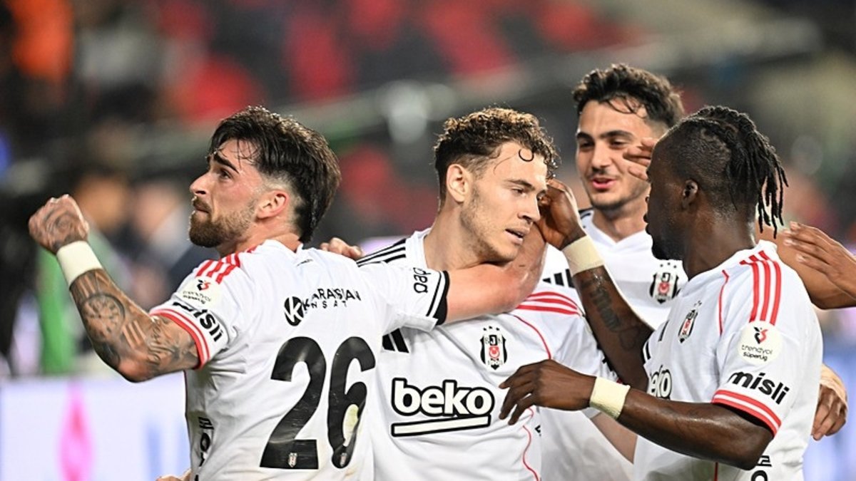 Beşiktaş, deplasmanda Gaziantep FK'yi mağlup etti!