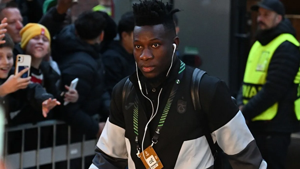 Trabzonspor kalecisi Onana trafik kazası geçirdi