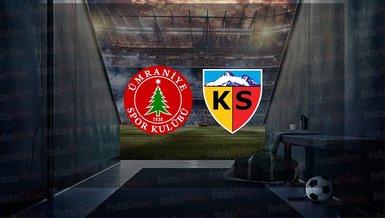 Ümraniyespor - Kayserispor maçı CANLI