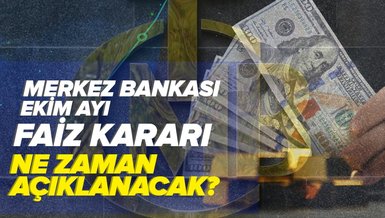 MERKEZ BANKASI FAİZ KARARI | TCMB 2023 Ekim ayı faiz kararı ne zaman açıklanacak? Beklenti anketi ve tahminler