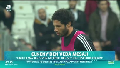 >Elneny'den veda mesajı
