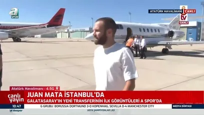 >Juan Mata İstanbul'a geldi!