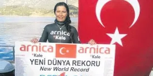 94 metreye daldı