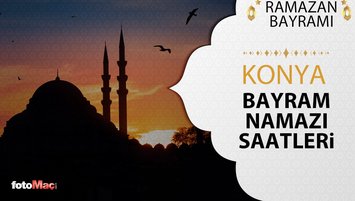 Konya bayram namazı saat kaçta kılınacak? Diyanet 2026