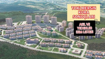 TOKİ Mersin kura sonuçları ve isim listesi 2026