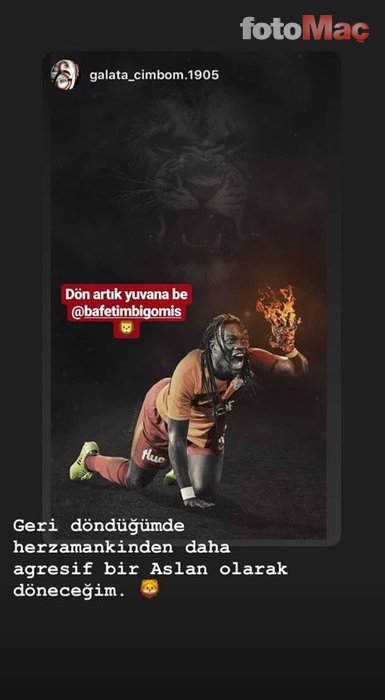 Galatasaray’ın eski yıldızı Gomis bu kez daha net konuştu: Geri döndüğümde...