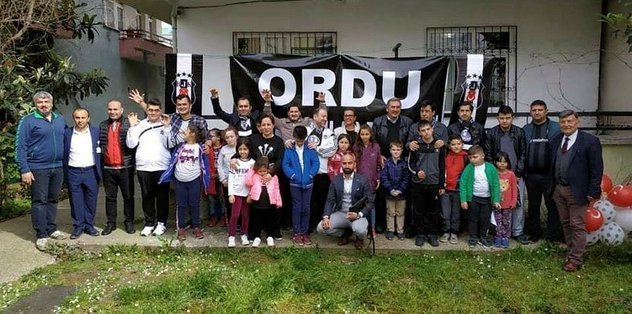 ‘Özel çoçuklar’ın Beşiktaş sevgisi
