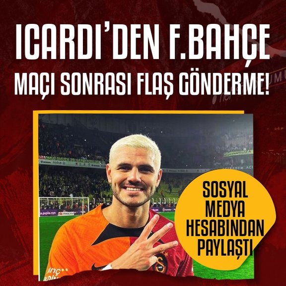 Mauro Icardi’den Konyaspor - Fenerbahçe maçı sonrası gönderme!