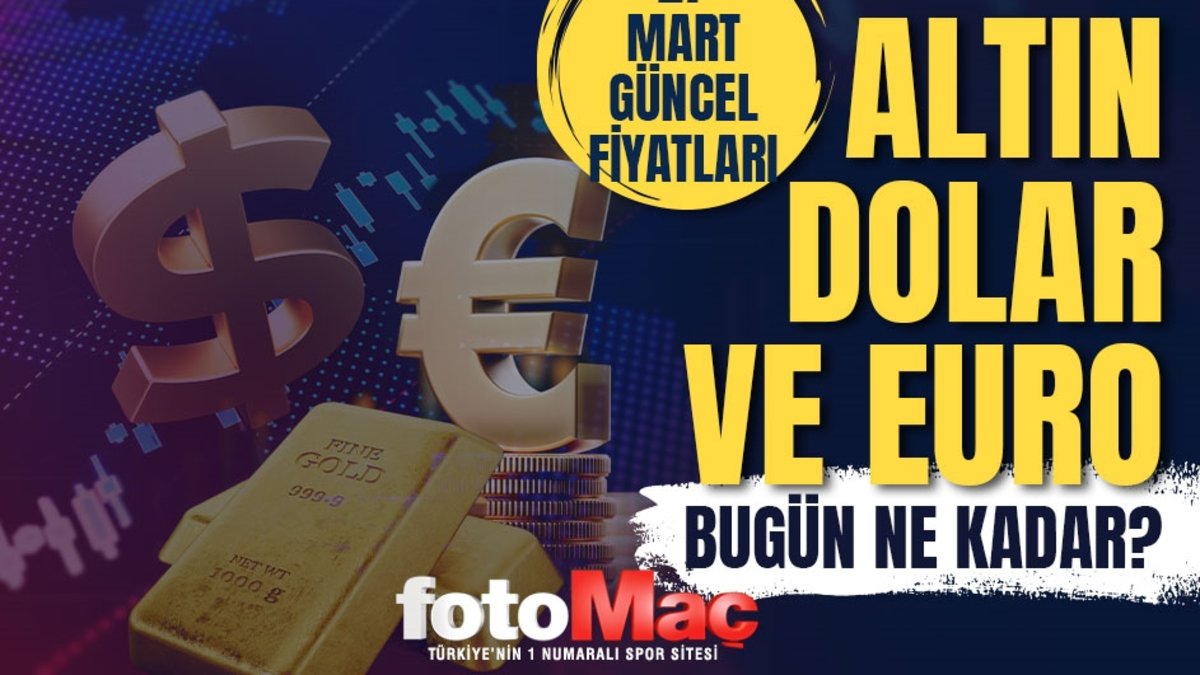 CANLI ALTIN FİYATLARI 27 Mart: Gram, çeyrek altın ne kadar? Güncel altın ve Dolar kuru CANLI ALTIN FİYATLARI 27 Mart: Gram, çeyrek altın ne kadar? Güncel altın ve Dolar kuru