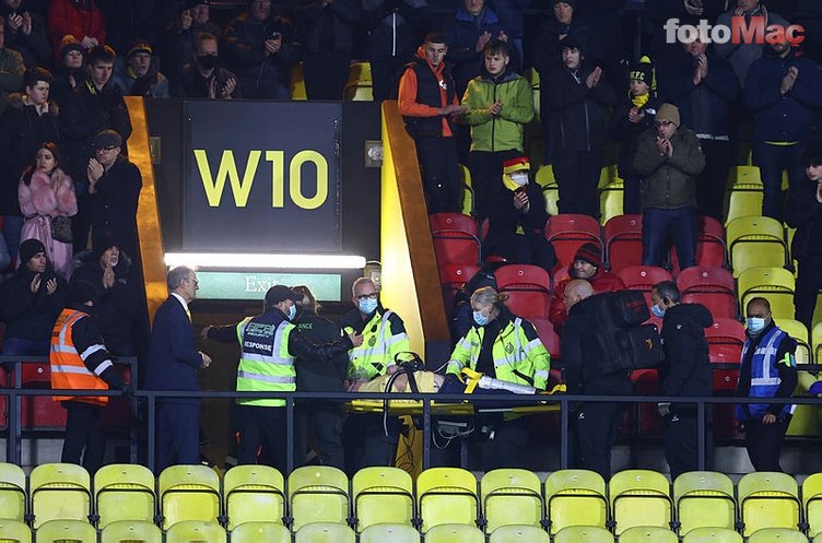 Watford Chelsea maçında korkutan anlar! Taraftar rahatsızlandı oyun durdu