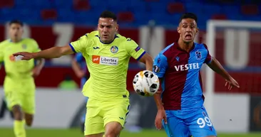 Trabzonspor-Getafe maçından kareler!