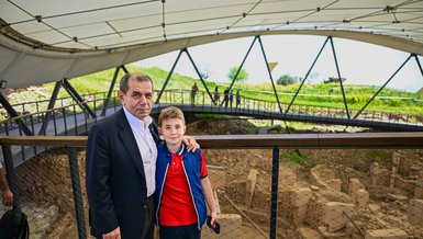 Galatasaray Başkanı Dursun Özbek Göbeklitepe'yi gezdi!