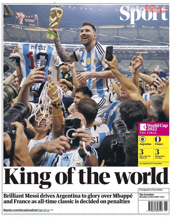 Dünya Arjantin ve Messi'yi konuşuyor! İşte atılan manşetler