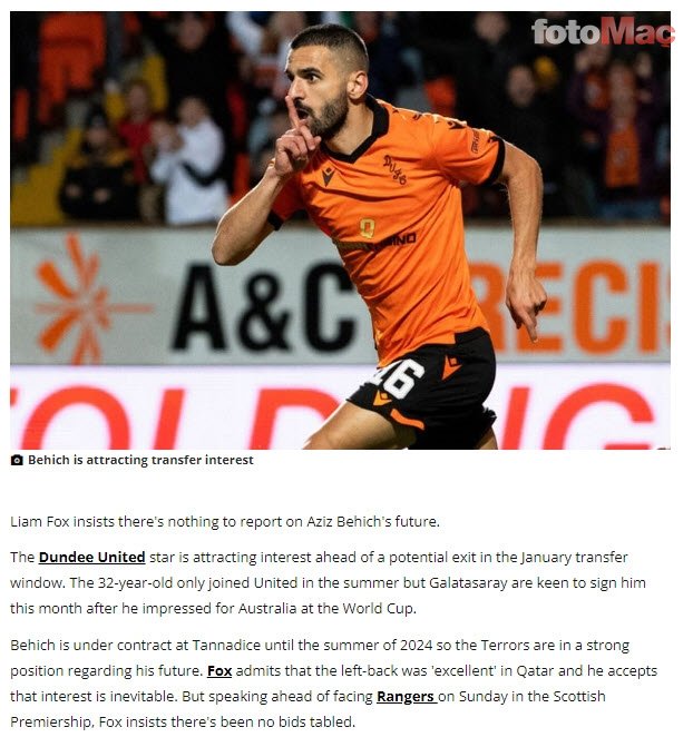 Aziz Behich'in hocasından transfer sözleri! Galatasaray...