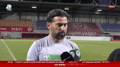 Vaduz maçı sonrası İlhan Palut: Konya'da turu geçeceğimize inanıyorum