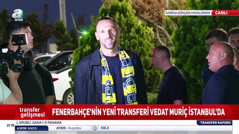 Vedat Muriqi, Fenerbahçe için İstanbul'da!