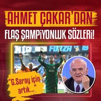 Ahmet Çakar'dan şampiyonluk yorumu! "G.Saray için artık..."