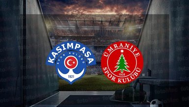 Kasımpaşa - Ümraniyespor maçı canlı anlatım
