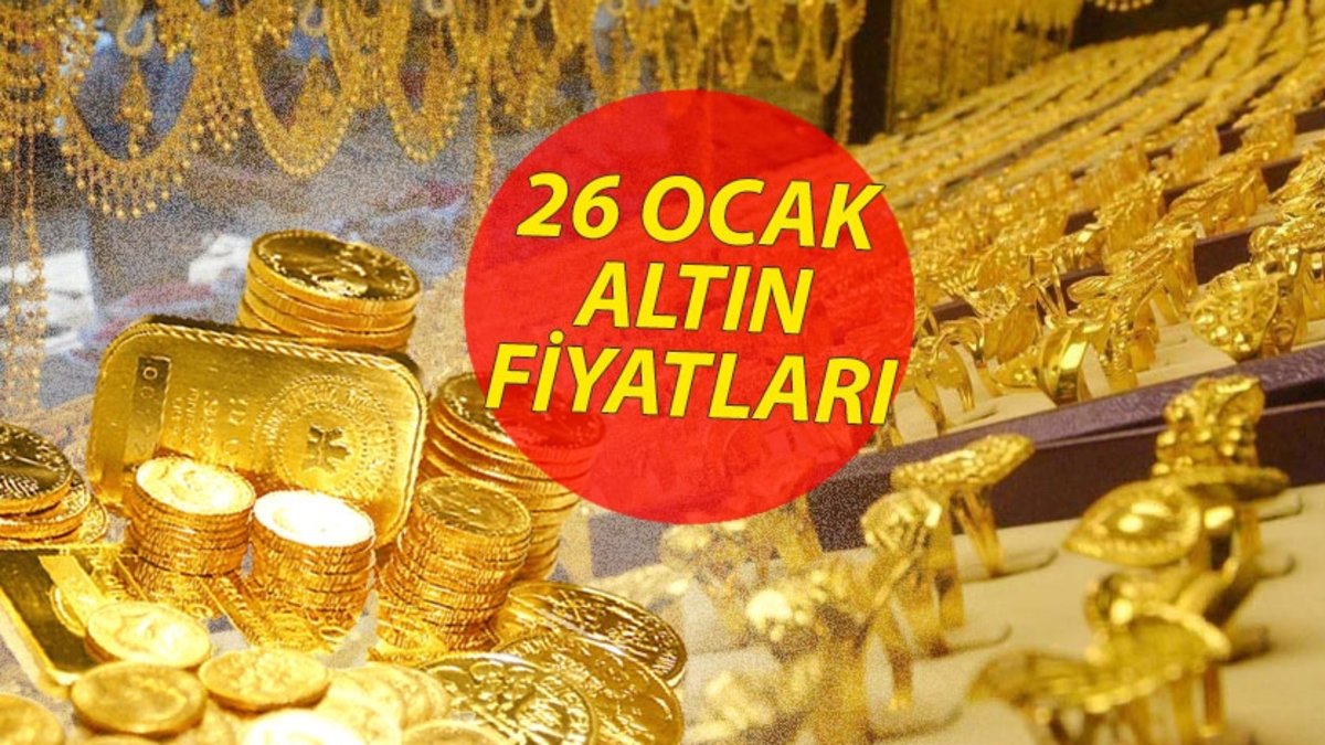 Altın fiyatları 26 Ocak: Çeyrek, yarım, tam altın güncel değerleri ve Dolar Kuru analizi
