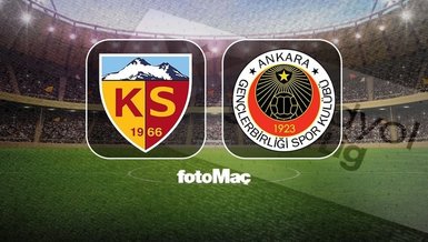 Kayserispor-Gençlerbirliği maçı CANLI | Trendyol Süper Lig