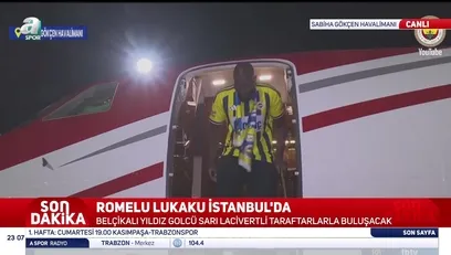 >Lukaku, Fenerbahçe için İstanbul'da!