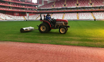 Antalya Stadı'nın zemini Göztepe maçına hazır