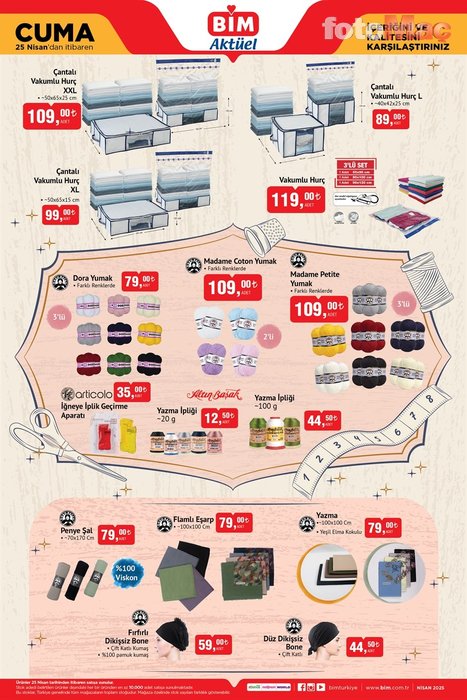 Bim aktüel katalog 25 Nisan | Bu Cuma Bim'de hangi ürünler indirimli?
