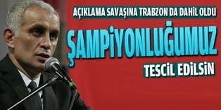 Bir açıklama da Trabzonspor'dan!