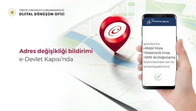 adres degisikligi bildiriminde yeni