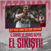 G.Saray ve Barış Alper Yılmaz el sıkıştı!