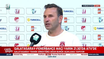 >Okan Buruk: Görevimizi yapmak için buradayız!