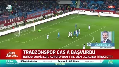 >Trabzonspor'dan CAS'a resmi başvuru!