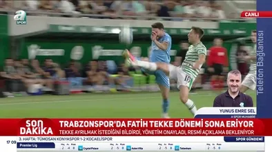 Trabzonspor'da Fatih Tekke dönemi sona eriyor!