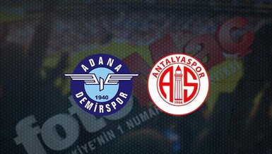 Adana Demirspor - Antalyaspor maçı CANLI
