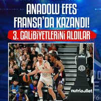 Anadolu Efes Fransa'da kazandı!