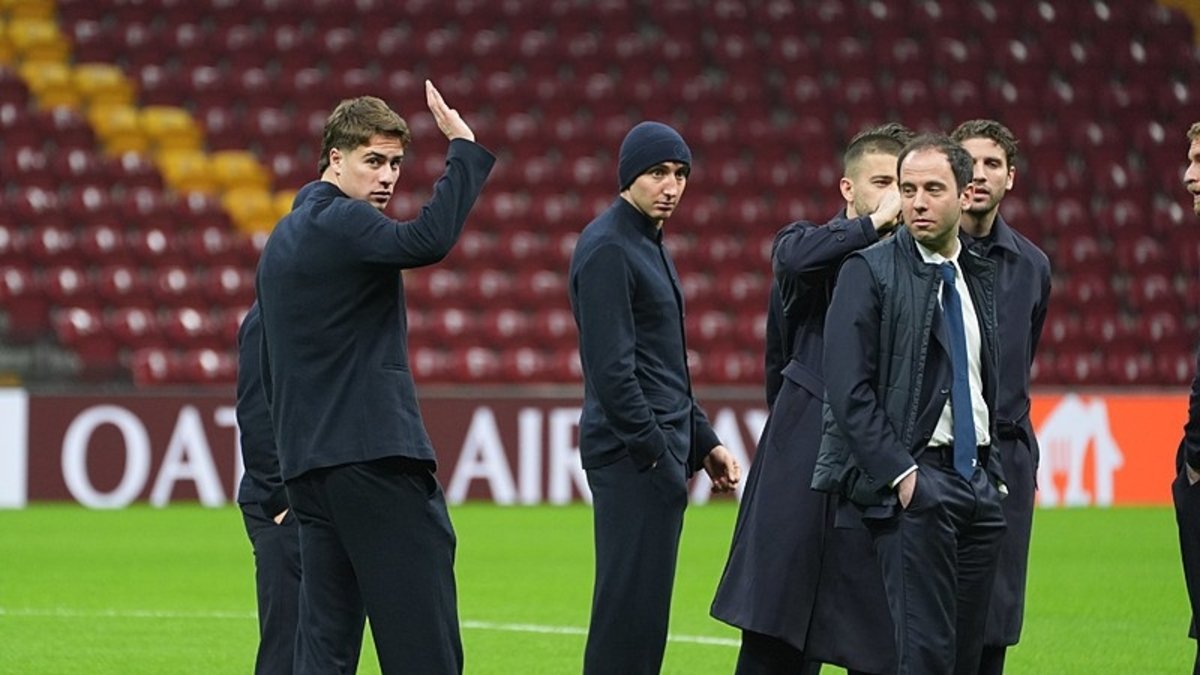 Juventus kafilesi Galatasaray maçı öncesi RAMS Park'ta yürüyüş yaptı