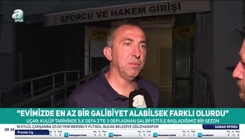 Recep Uçar: Kendi oyunumuzu oynamaya çalışıyoruz