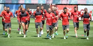 Antrenmanı yarıda bıraktı
