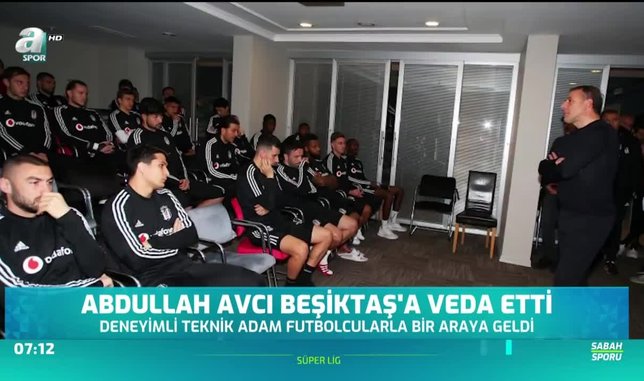 Abdullah Avcı Beşiktaş'a veda etti