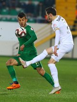 Akhisarspor - Kayserispor maçından kareler